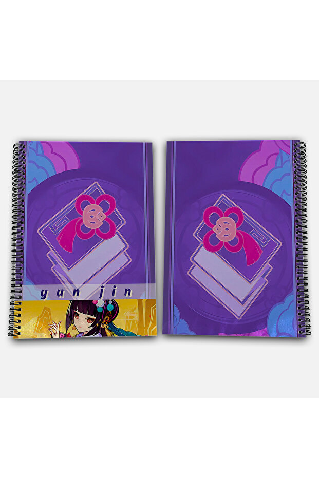 Genshin Impact Yun Jin Unlined A4 School Notebook 72 Sheets Model 3 - 1