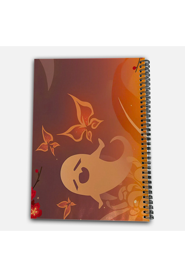 Genshin Impact Hu Tao Unlined A4 School Notebook 72 Sheets Model 3 - 3