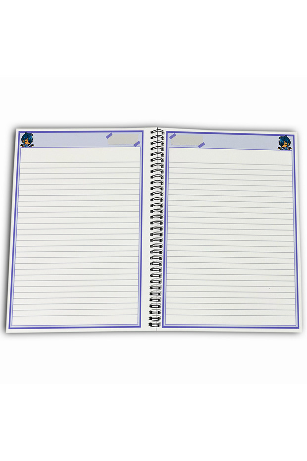 Genshin Impact Kaeya Stripes A4 School Notebook 72 Sheets Model 1 - 4