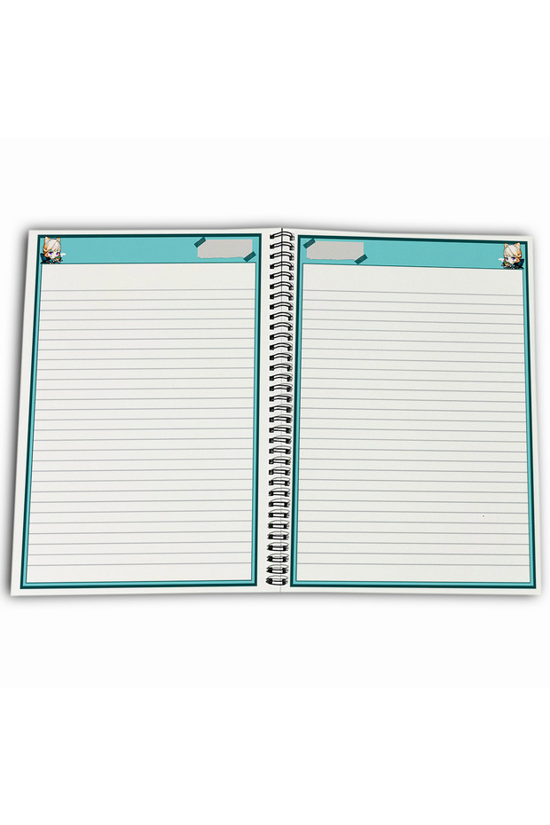 Genshin Impact Lynette Striped A4 School Notebook 72 Sheets Model 1 - 4