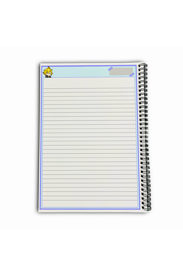 Genshin Impact Mika Striped A4 School Notebook 72 Sheets Model 1 - 6