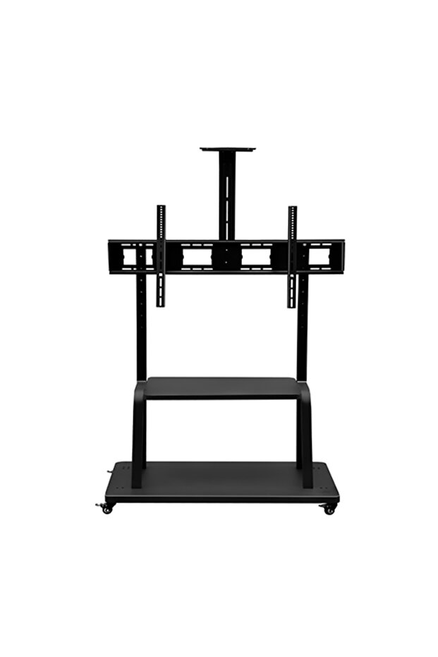 SH 2100FS Heavy Duty TV Cart for 55–120" Screens, VESA 1200x600, 200kg Load