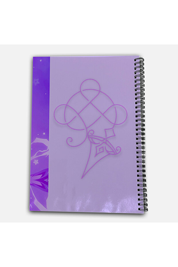 Genshin Impact Keqing Checkered A4 School Notebook 72 Sheets Model 2 - 3