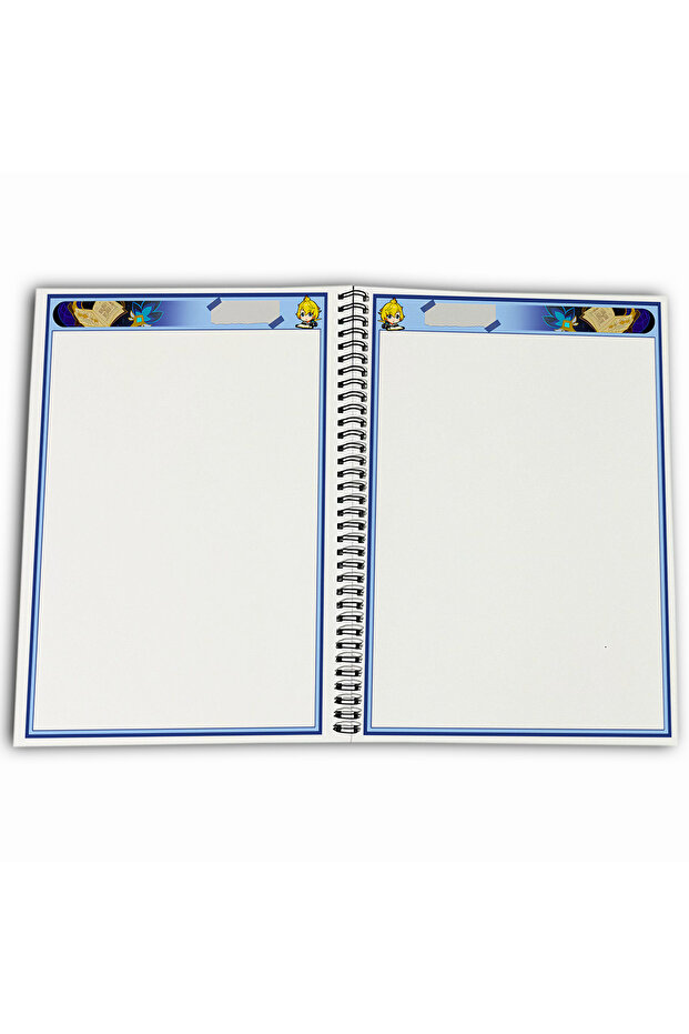 Genshin Impact Mika Unlined A4 School Notebook 72 Sheets Model 1 - 4
