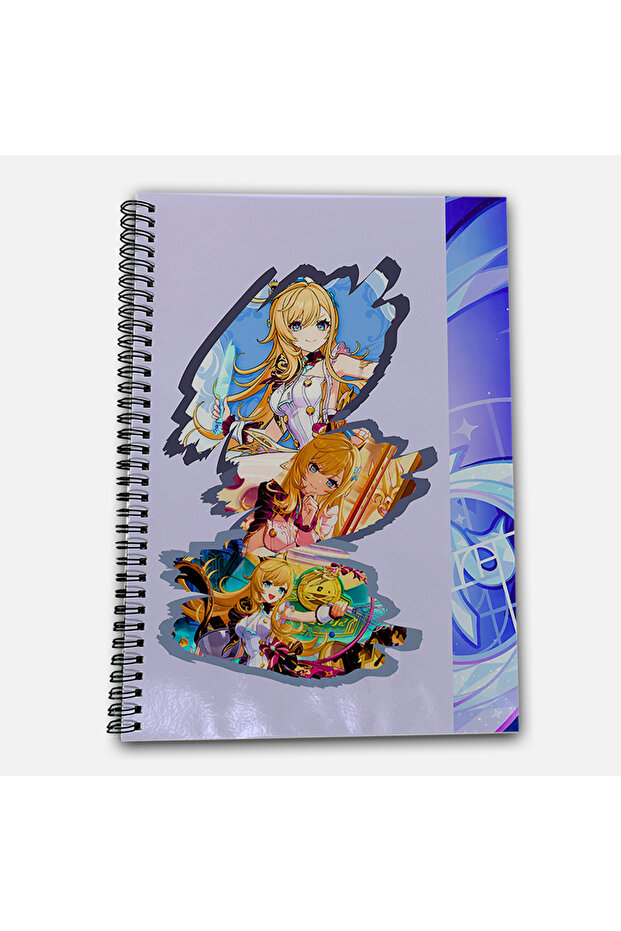 Genshin Impact Escoffier Unlined A4 School Notebook 72 Sheets Model 2 - 2