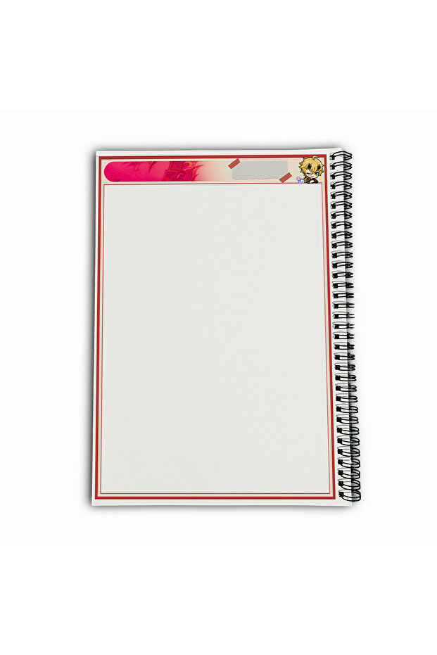 Genshin Impact Thoma Unlined A4 School Notebook 72 Sheets Model 2 - 6