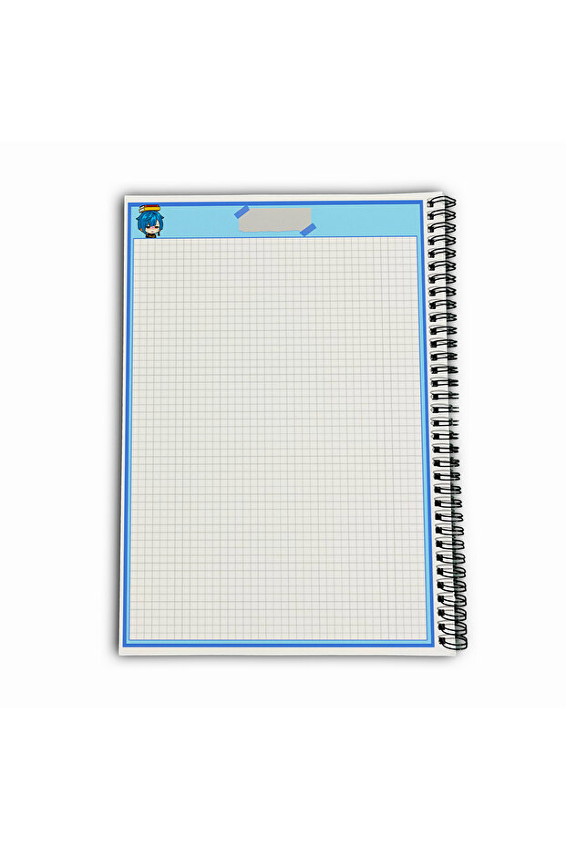 Genshin Impact Xingqiu Checkered A4 School Notebook 72 Sheets Model 2 - 6