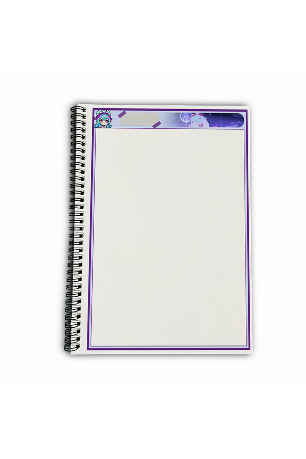 Genshin Impact Mizuki Unlined A4 School Notebook 72 Sheets Model 2 - 5