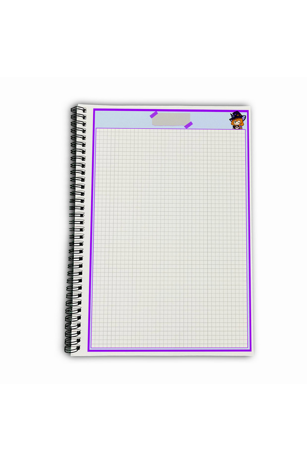 Genshin Impact Lisa Checkered A4 School Notebook 72 Sheets Model 3 - 5