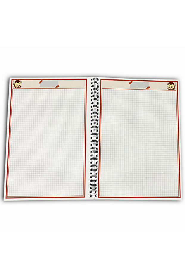 Genshin Impact Klee Checkered A4 School Notebook 72 Sheets Model 1 - 4