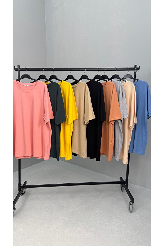 Women's Plus Size Short Sleeve Basic Oversize T-Shirt 1976-25