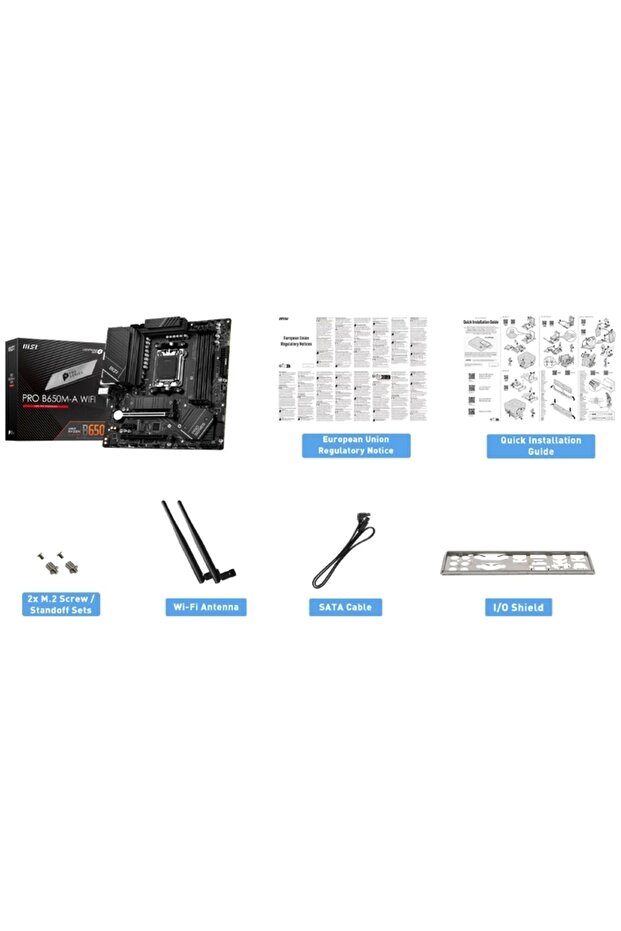 PRO B650M-A WIFI AM5 DDR5 6400(OC)MHz mATX Gaming Anakart - 7