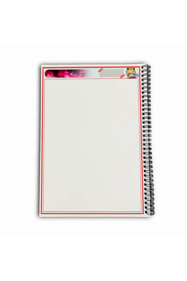 Genshin Impact Dahlia Unlined A4 School Notebook 72 Sheets Model 2 - 6