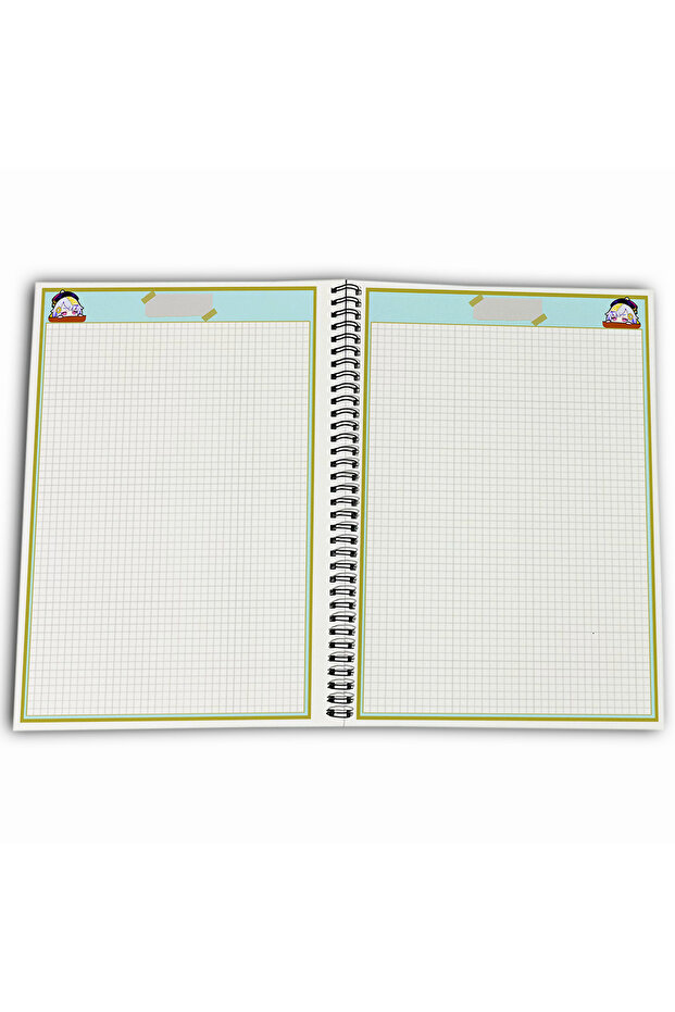 Genshin Impact Qiqi Checkered A4 School Notebook 72 Sheets Model 3 - 4
