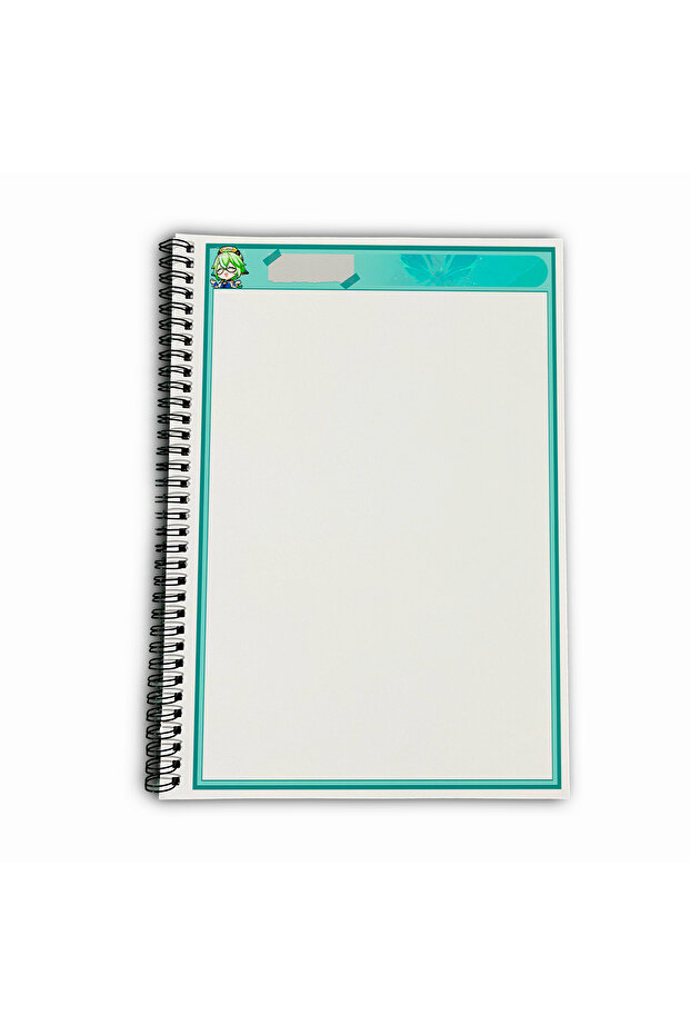 Genshin Impact Sucrose Unlined A4 School Notebook 72 Sheets Model 1 - 5