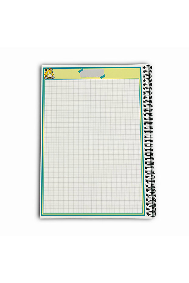 Genshin Impact Kirara Checkered A4 School Notebook 72 Sheets Model 3 - 6