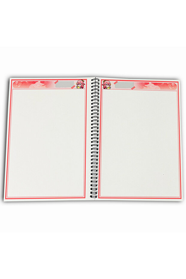 Genshin Impact Yae Miko Unlined A4 School Notebook 72 Sheets Model 1 - 4