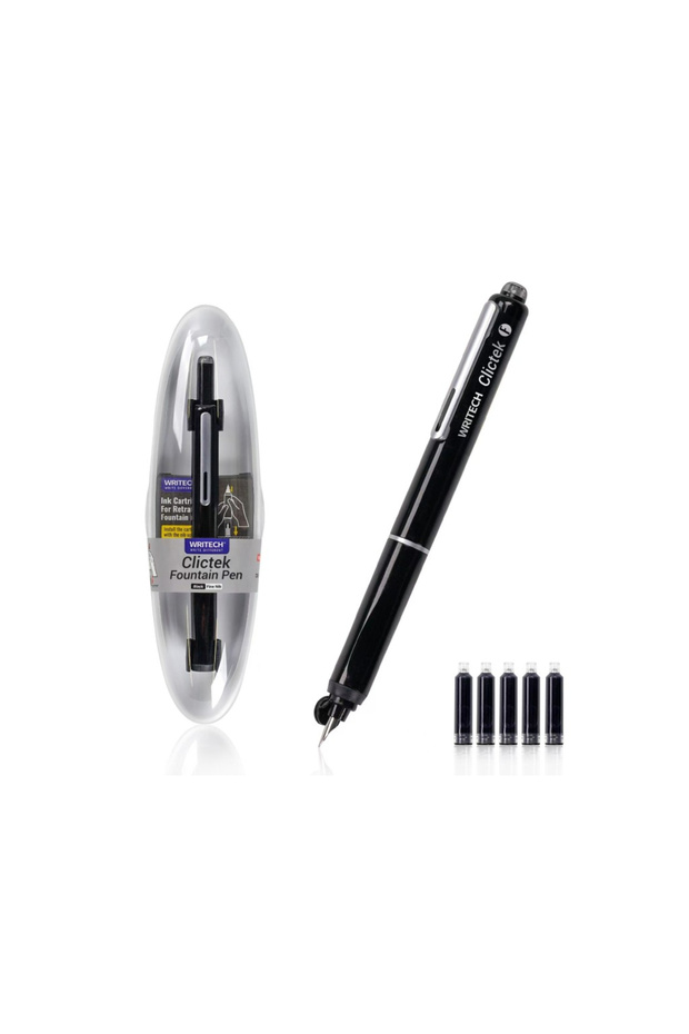 W-784 Stilou cu mecanism push-pull negru - Blister - 1