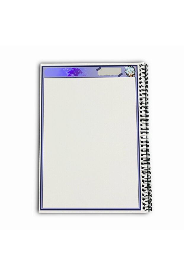 Genshin Impact Razor Unlined A4 School Notebook 72 Sheets Model 3 - 6