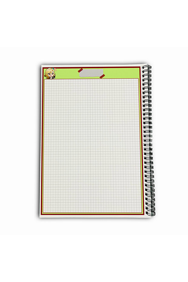 Genshin Impact Kaveh Checkered A4 School Notebook 72 Sheets Model 2 - 6