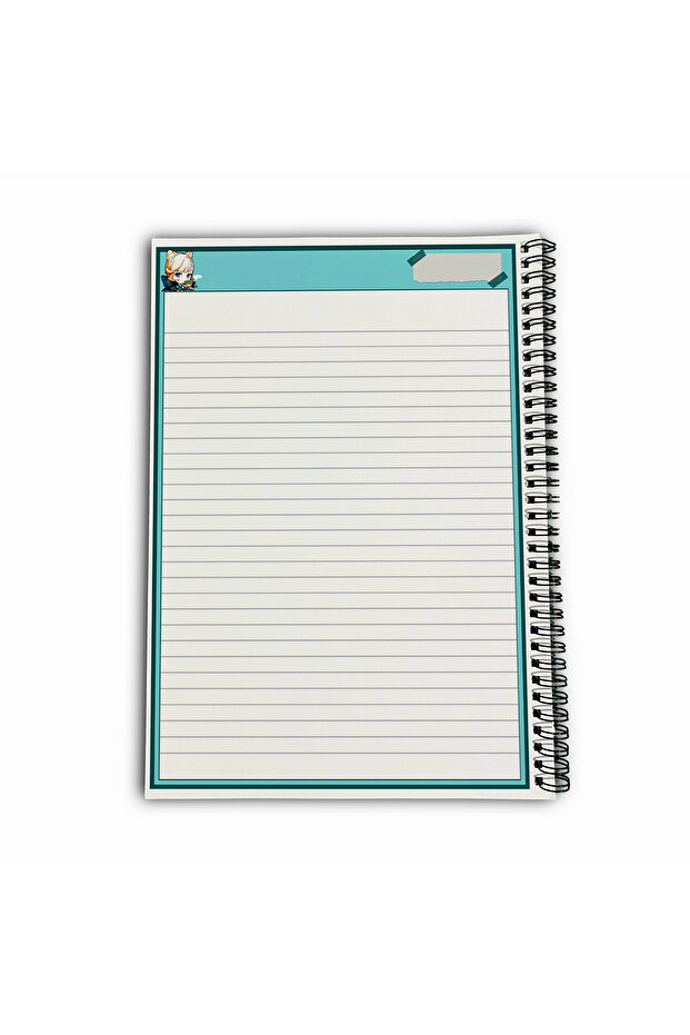 Genshin Impact Lynette Striped A4 School Notebook 72 Sheets Model 1 - 6