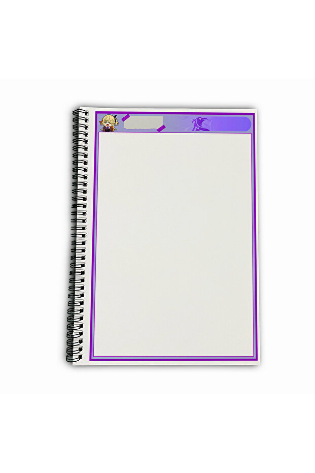 Genshin Impact Fischl Unlined A4 School Notebook 72 Sheets Model 3 - 5