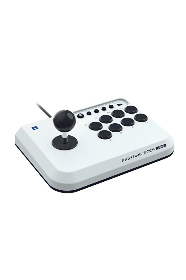 Controller with Cable, Fighting Stick Mini, PlayStation 5, PlayStation 4, Arcade, White - 3