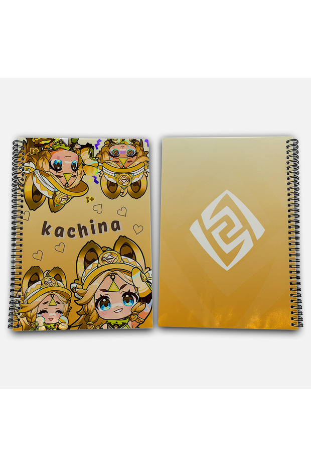 Genshin Impact Kachina Unlined A4 School Notebook 72 Sheets Model 1 - 1