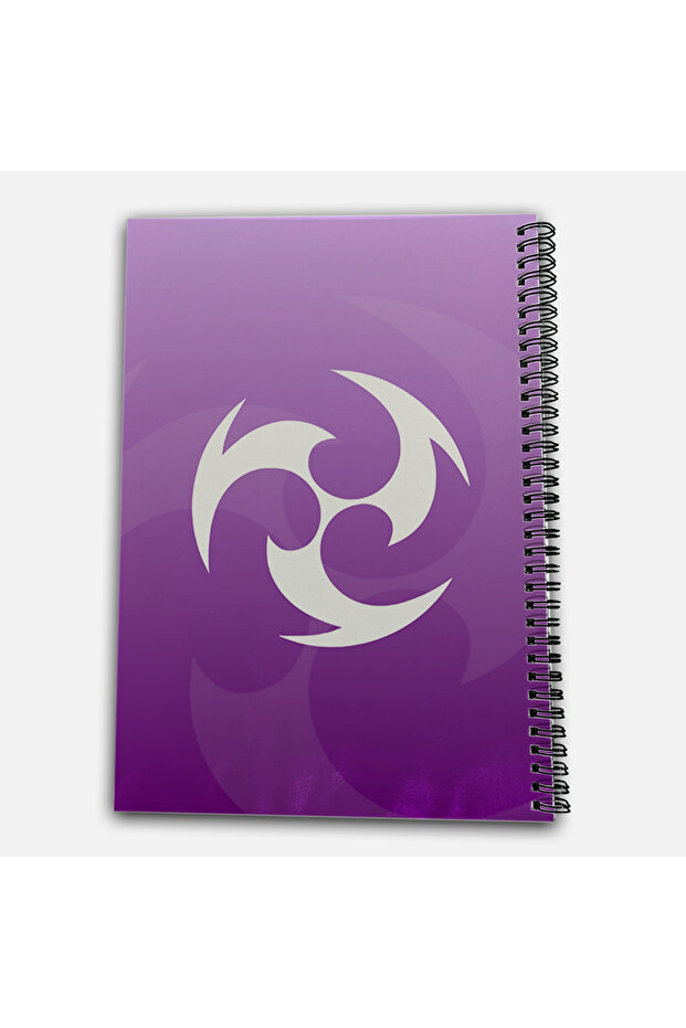 Genshin Impact Fischl Checkered A4 School Notebook 72 Sheets Model 1 - 3