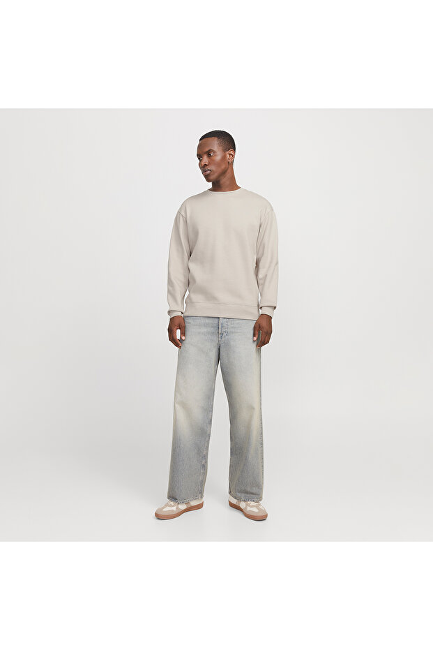 Sweatshirt Einfarbig Sweatshirt - 2