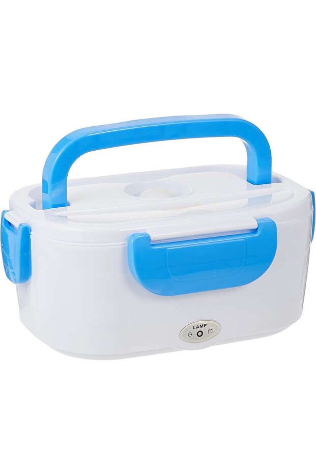 Electric Lunch Box Portable Electric Heating Food Container with Spoon Food Warmer - MIXED COLO