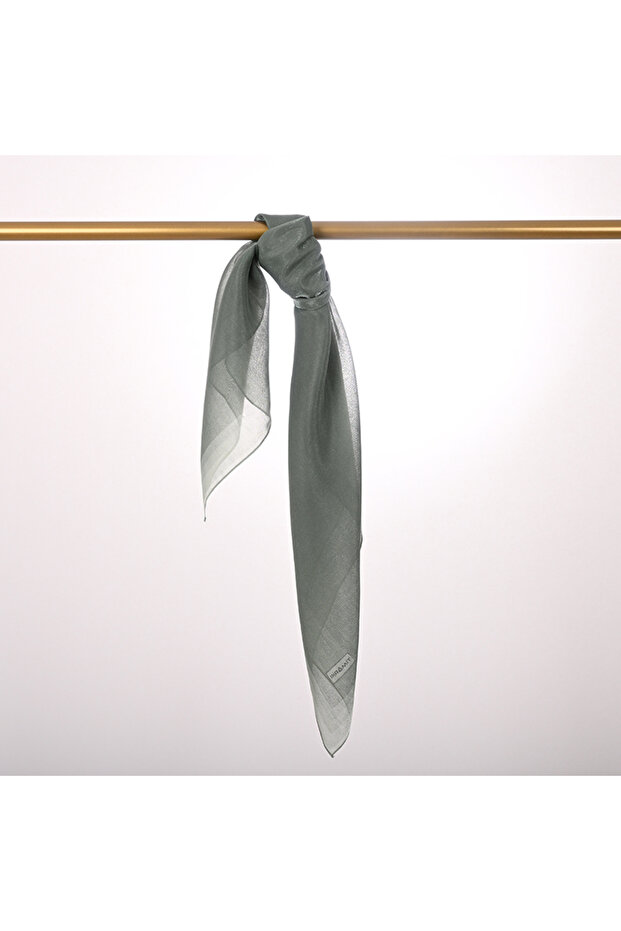 Eșarfă cu dungi chihlimbari - 1