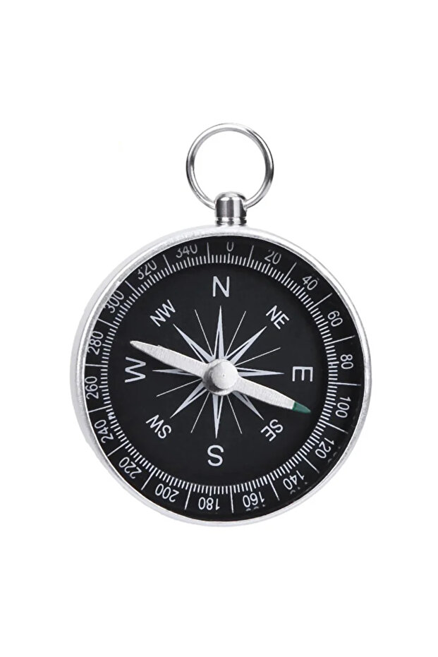 Aluminum Black G44 Compass Keychain Pendant Aluminum Alloy Metal Material Portable Gift Mini Pocket