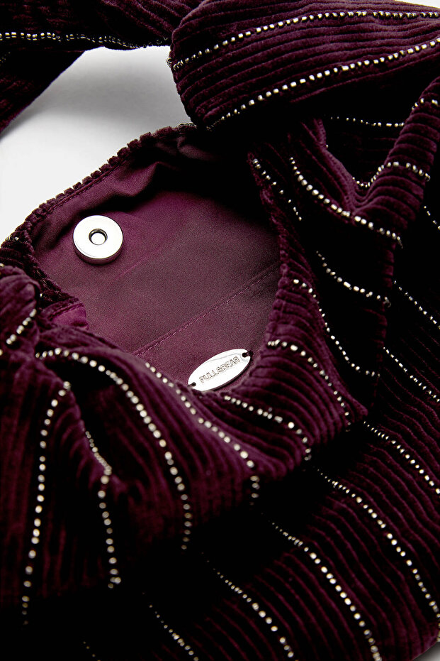 Metal detaylı kol çantası - 2