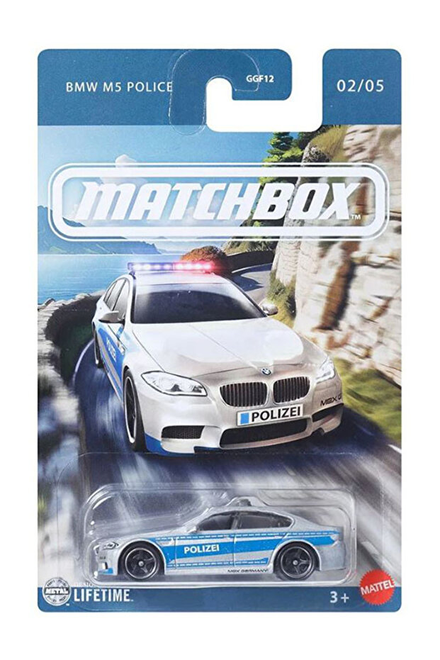 Matchbox - Bmw M5 Police - Gray (1/64)