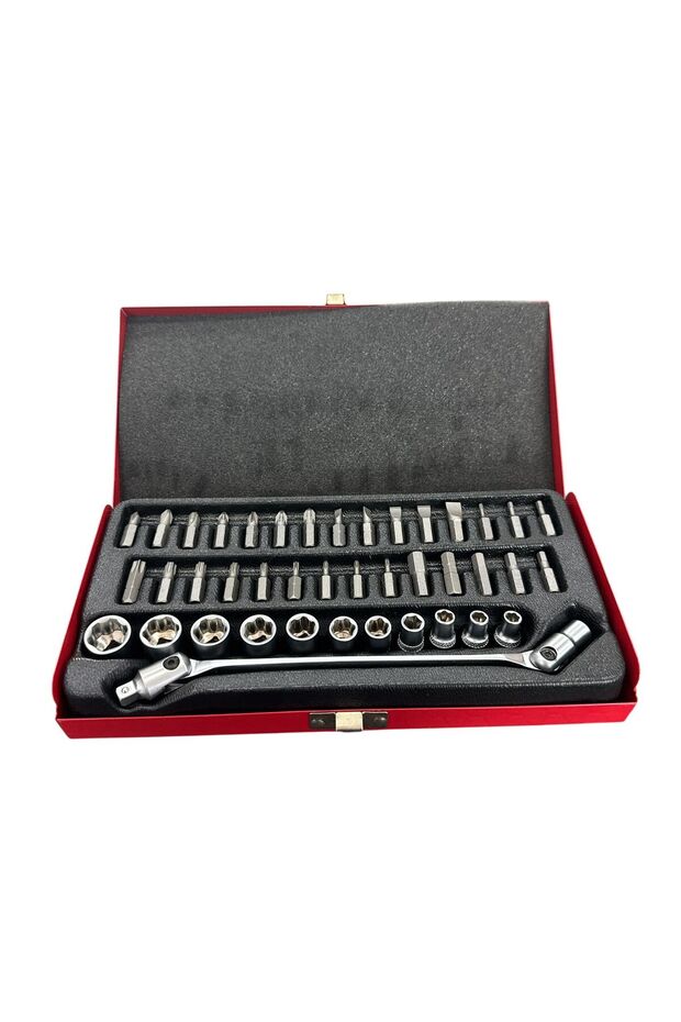 41 قطعة مجموعة مقابس محرك 1/4 - 1