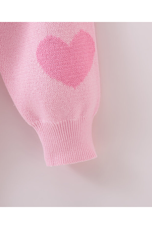 Front Open Sweaters - Pink - 5