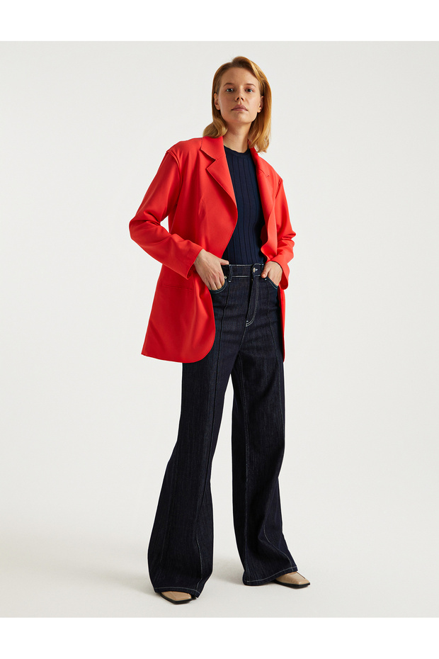 CEP DETAYLI BLAZER - 3