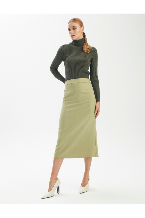 تنورة فيسكوز كاريم ماكسي بوي - 3