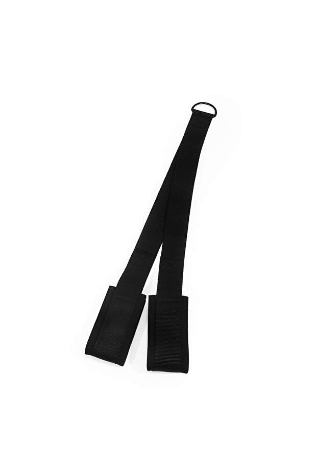 Black (Sponge) Biceps Tricep Rope Cable Attachment Handles Pull Down For Professional Gym Gantry Bac