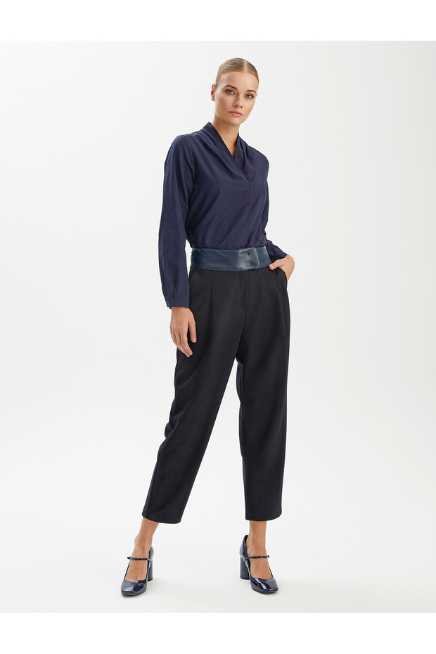 YUN KARISIMLI PANTOLON - 3