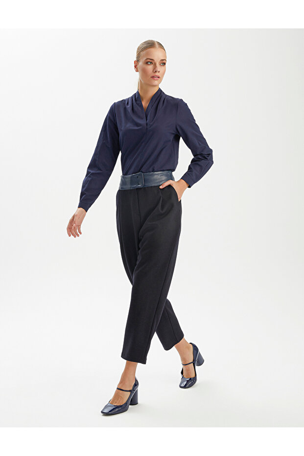 YUN KARISIMLI PANTOLON - 2