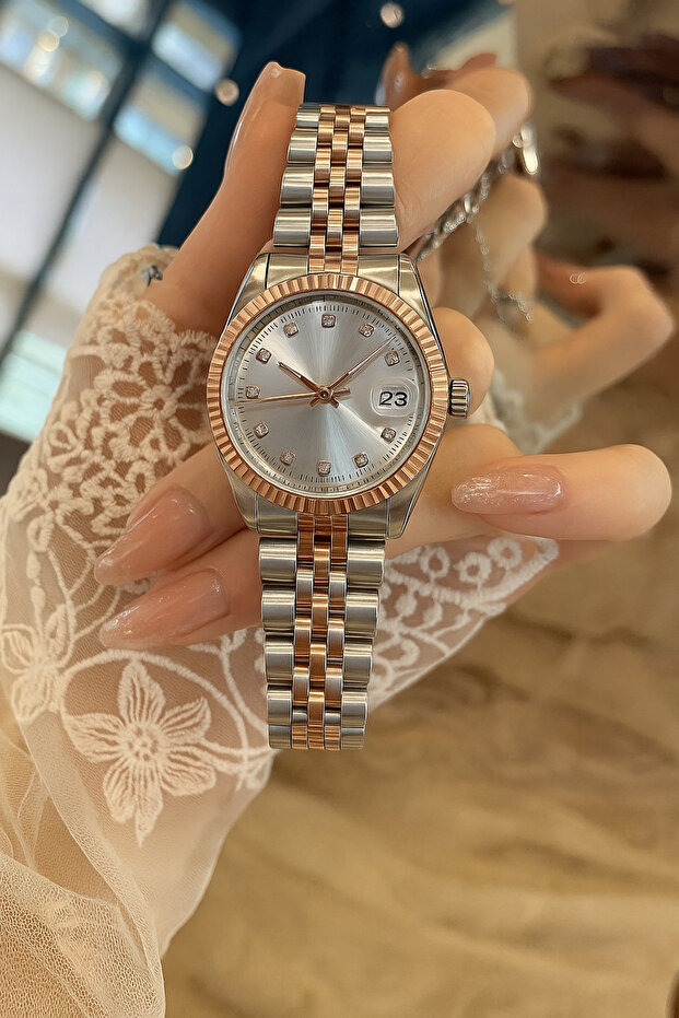 Takvimli Lüx Kadın Saat - 1