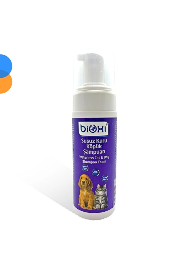 Kedi & Köpek Susuz Kuru Köpük Şampuan 150 ML – Köpük Pompalı ile Kolay ve Pratik Temizlik - 2