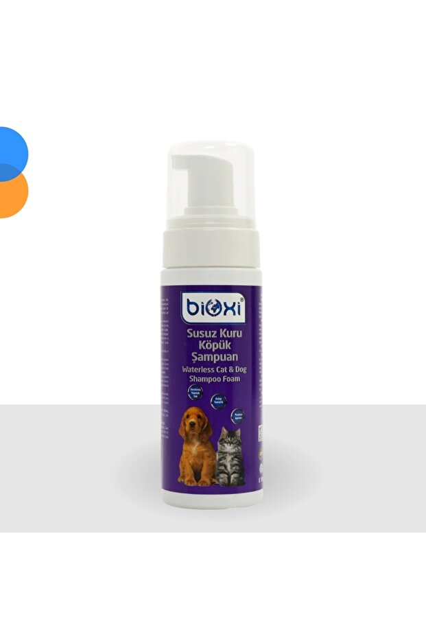 Kedi & Köpek Susuz Kuru Köpük Şampuan 150 ML – Köpük Pompalı ile Kolay ve Pratik Temizlik - 1