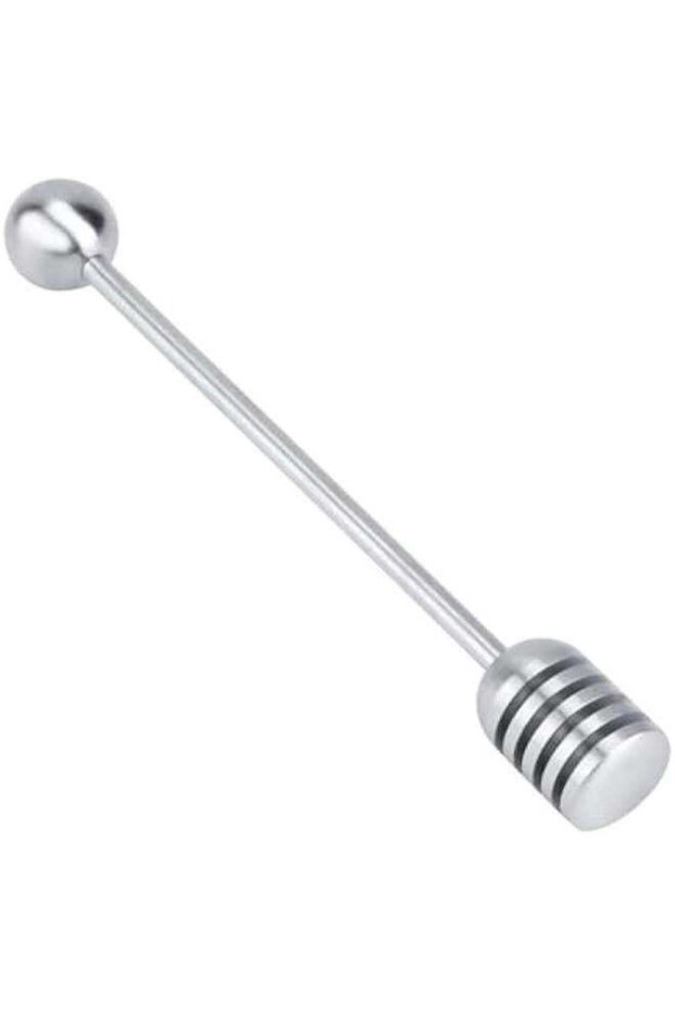 Hy Dipper Sticks, Solid Stainless Steel Hy and Syrup Dipper Stick Long Handle Hy Spoon Stirrer Mixing Tool for Hy Pot Jar Containers hy jar