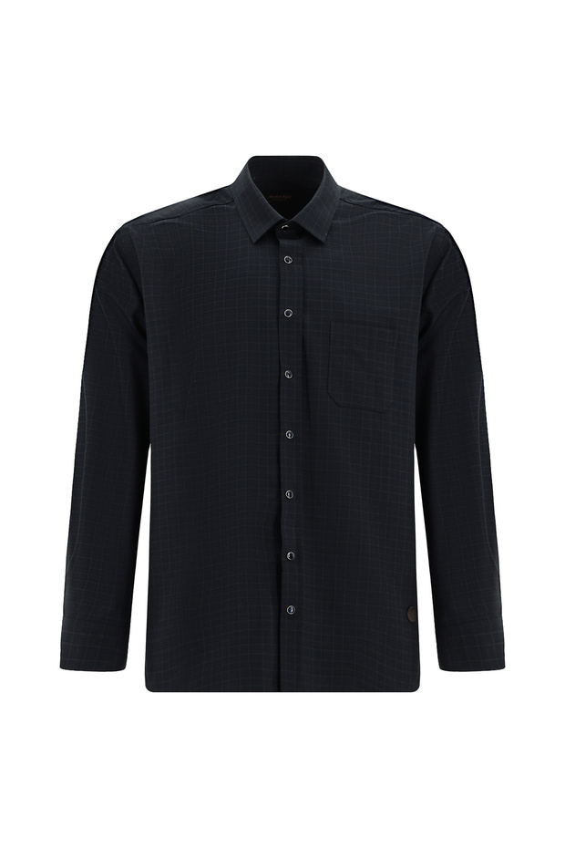 Uzun Kol Regular Fit Ekose Pamuk Gömlek - 1