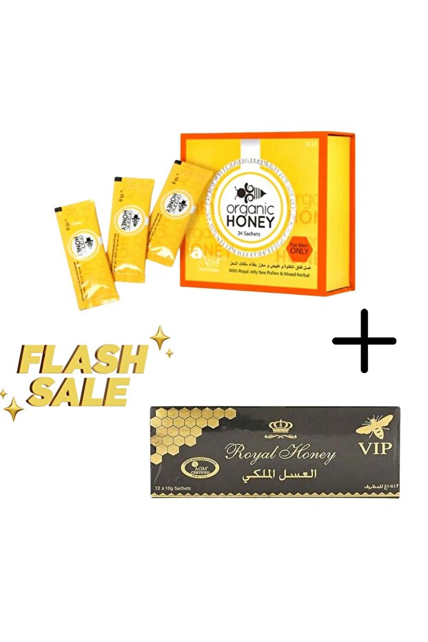 Special Offer: Organic Honey 24 Sachets + Royal Honey original by YLMAS