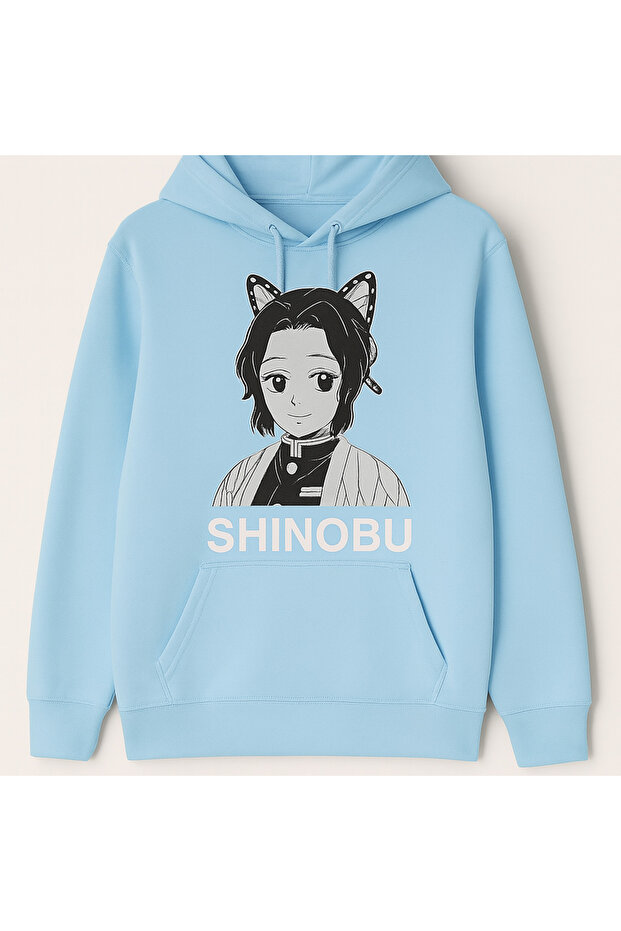 "سويت شيرت مطبوع عليه 3 خيوط للجنسين مقاس كبير - SHINOBU"