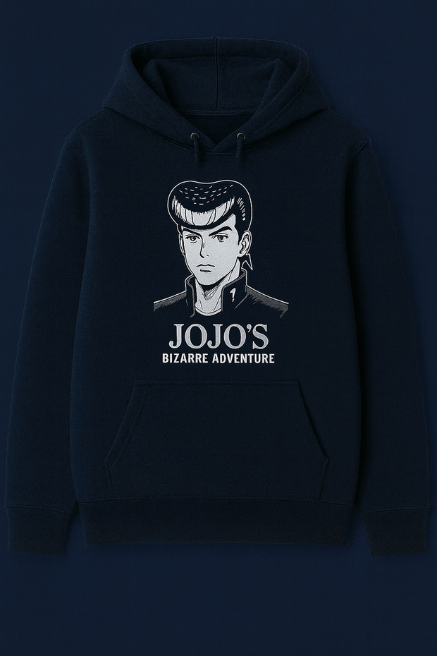 “Oversize Unisex 3 Thread Printed Sweatshirt - Jojo’S Bizarre Adventure”
